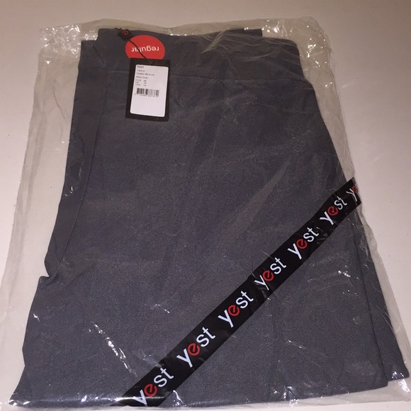 Yest Yaltha Pull On Pants Capris 24603 Steel Grey Size 14 - Picture 2 of 10